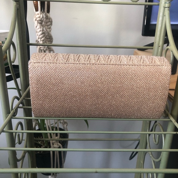 Champagne Sparkling Clutch - Picture 3 of 5